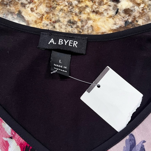 NWT A Byer Juniors Scarf Print Tank - Picture 7 of 8